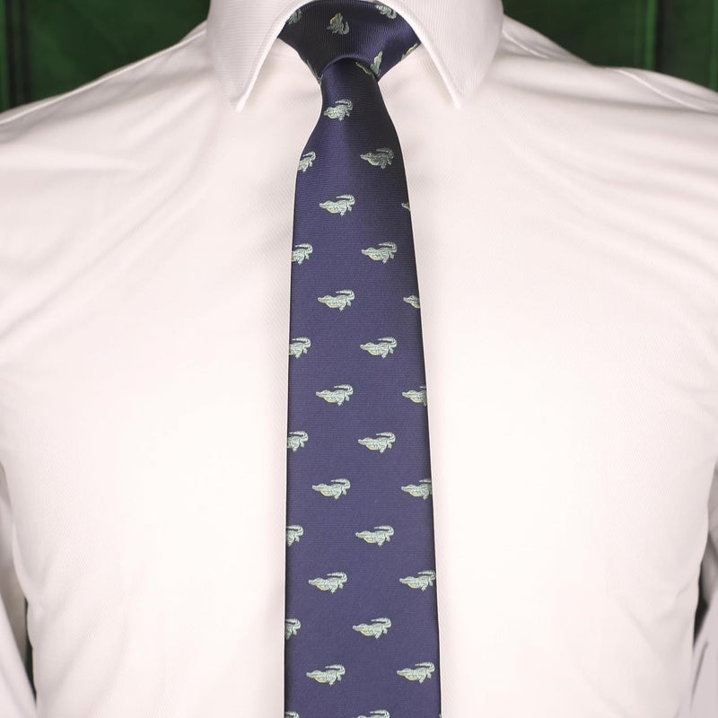MENDEPOT Animal Pattern Necktie With Gift Box Sea Animal Pattern Tie Father's Day Birthday Gift Tie - Image 4